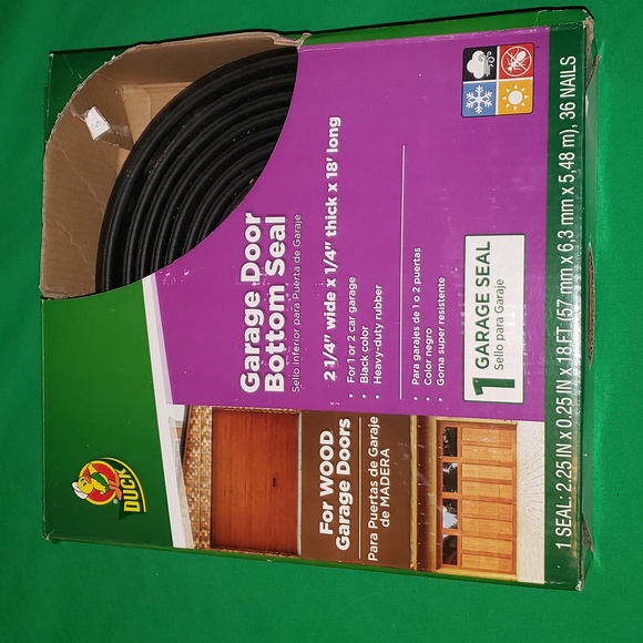 Duck Rubber Bottom Seal for Wooden Garage Doors New - Picture 1 of 2